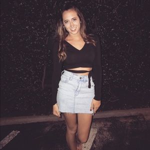 Hollister Wrap Crop Top